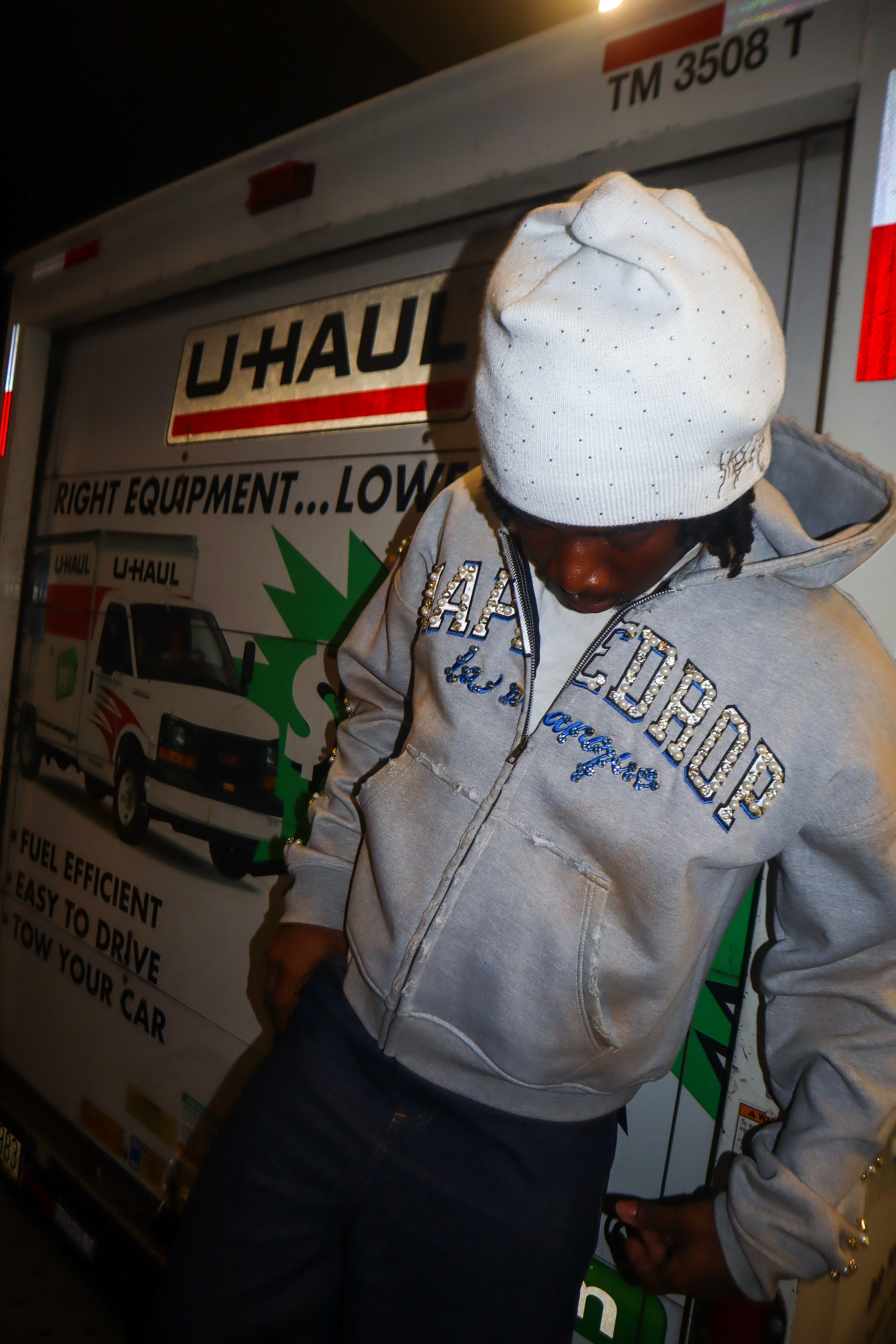 Grey “Dirty Oreo” ZipUp