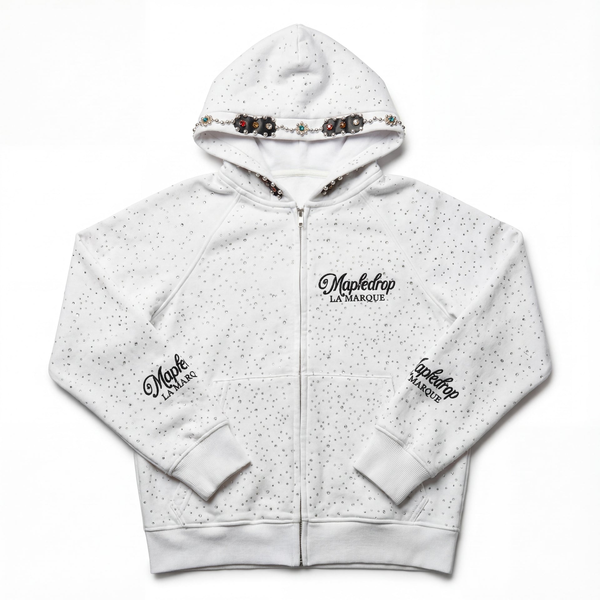 White “Dancing VVS” ZipUp