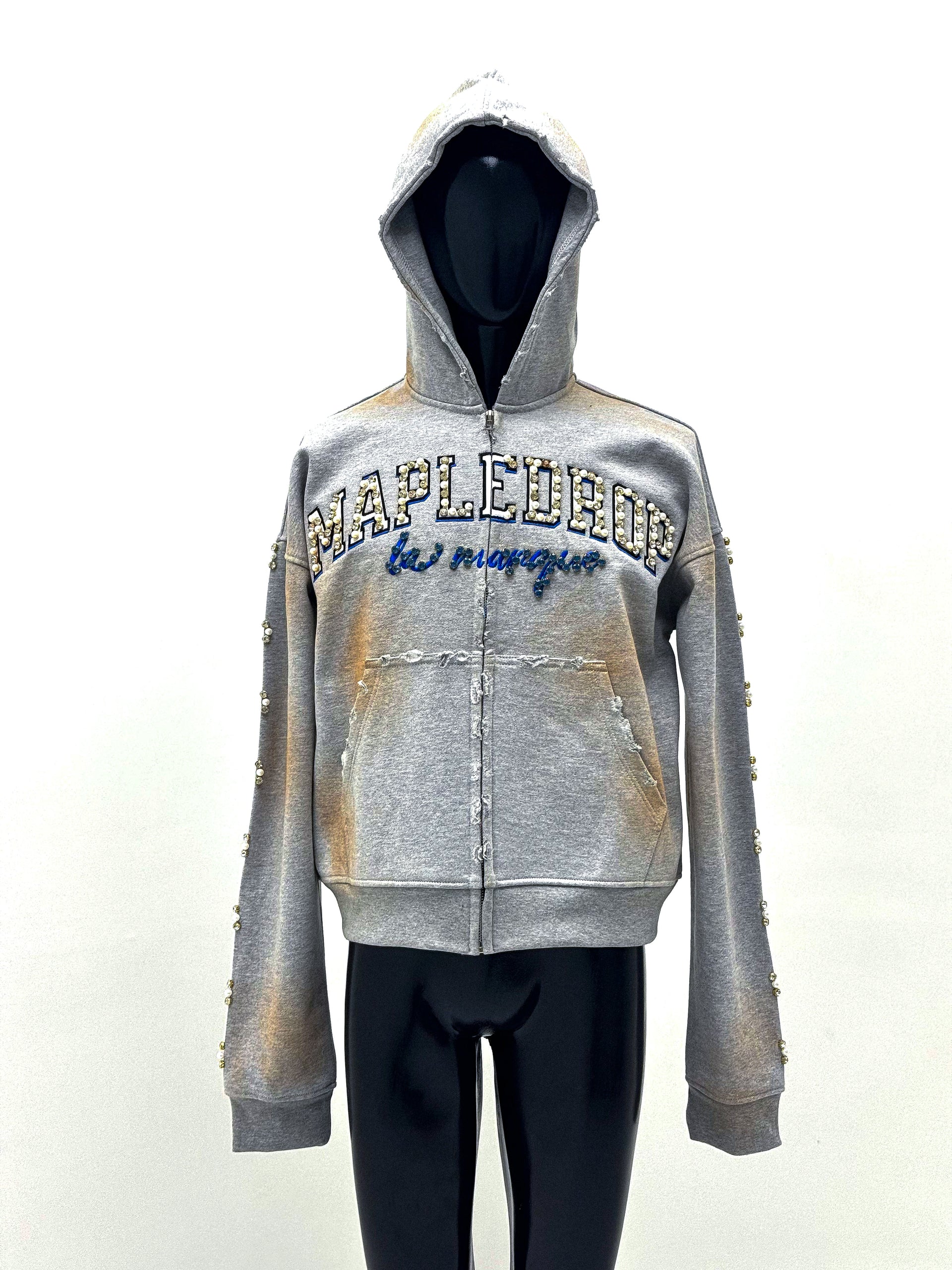 Grey “Dirty Oreo” ZipUp